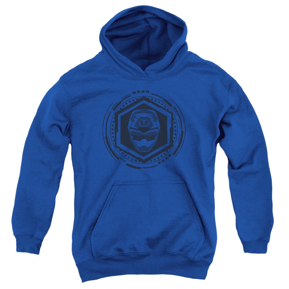 Mighty Morphin Power Rangers Blue Ranger Youth Cotton Poly Pull-Over Hoodie