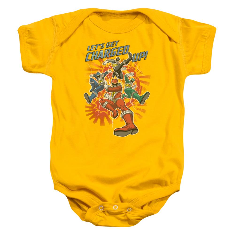 Mighty Morphin Power Rangers Charged Up Infant's Cotton SS Snapsuit