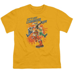 Mighty Morphin Power Rangers Charged Up Youth 18/1 100% Cotton Short-Sleeve T-Shirt