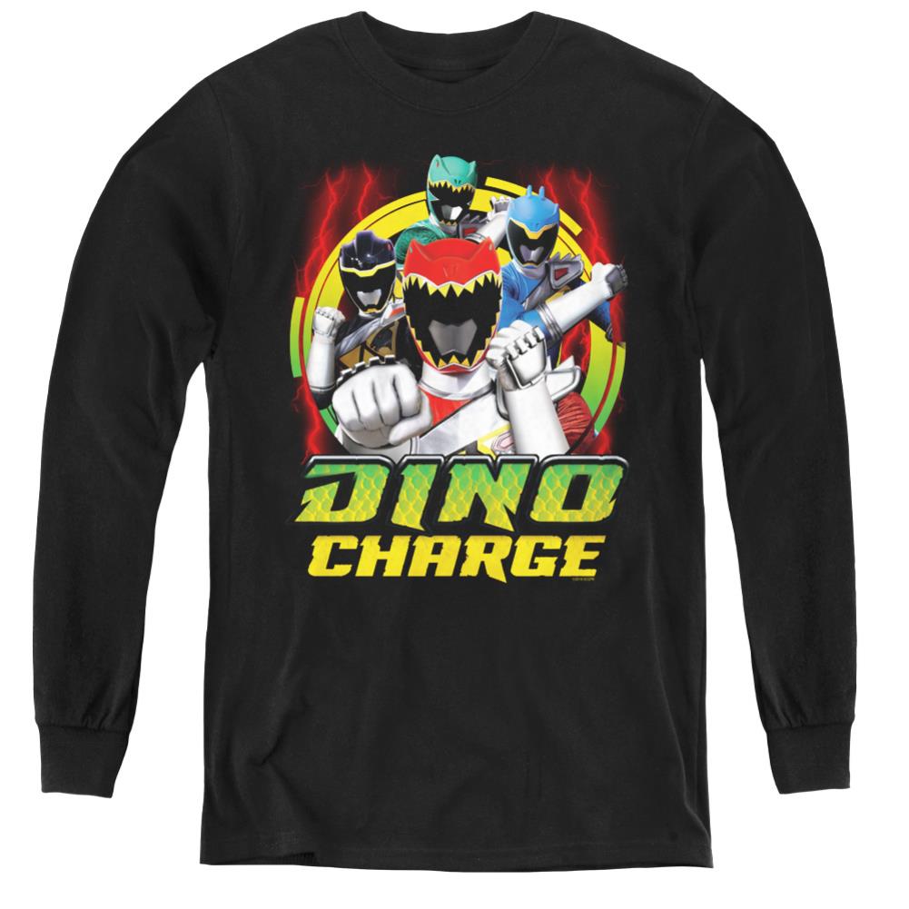 Mighty Morphin Power Rangers Dino Lightning Youth Long-Sleeve T-Shirt
