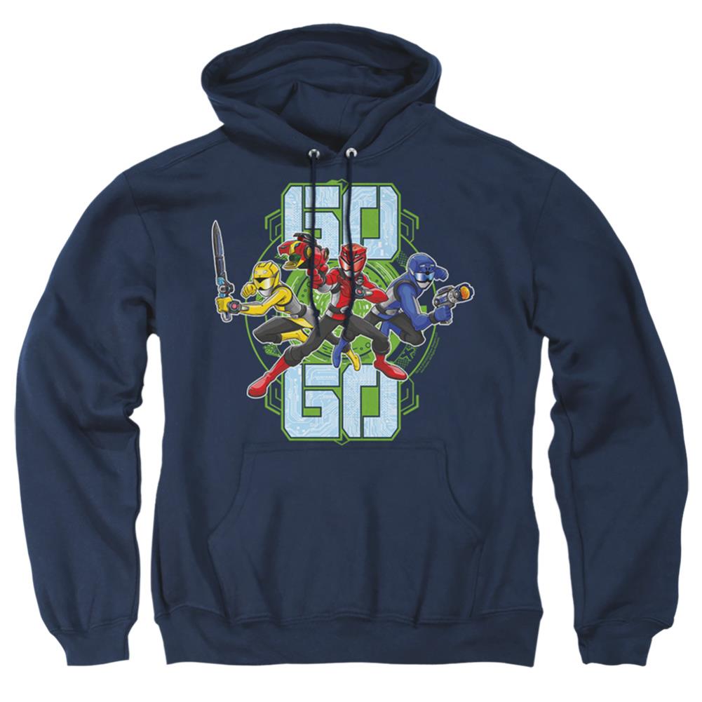 Mighty Morphin Power Rangers Go Go Men's Pull-Over 75 25 Poly Hoodie