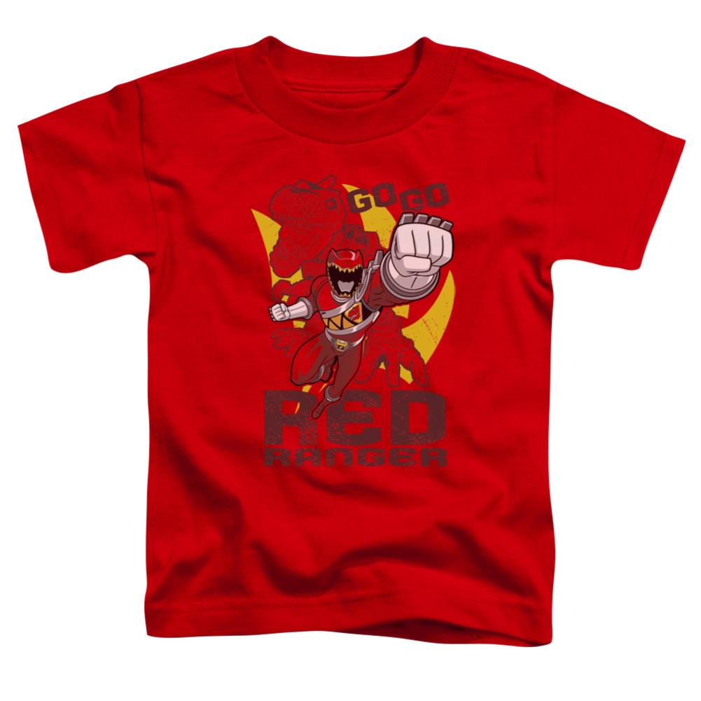 Mighty Morphin Power Rangers Go Red Toddler 18/1 Cotton Short-Sleeve T-Shirt