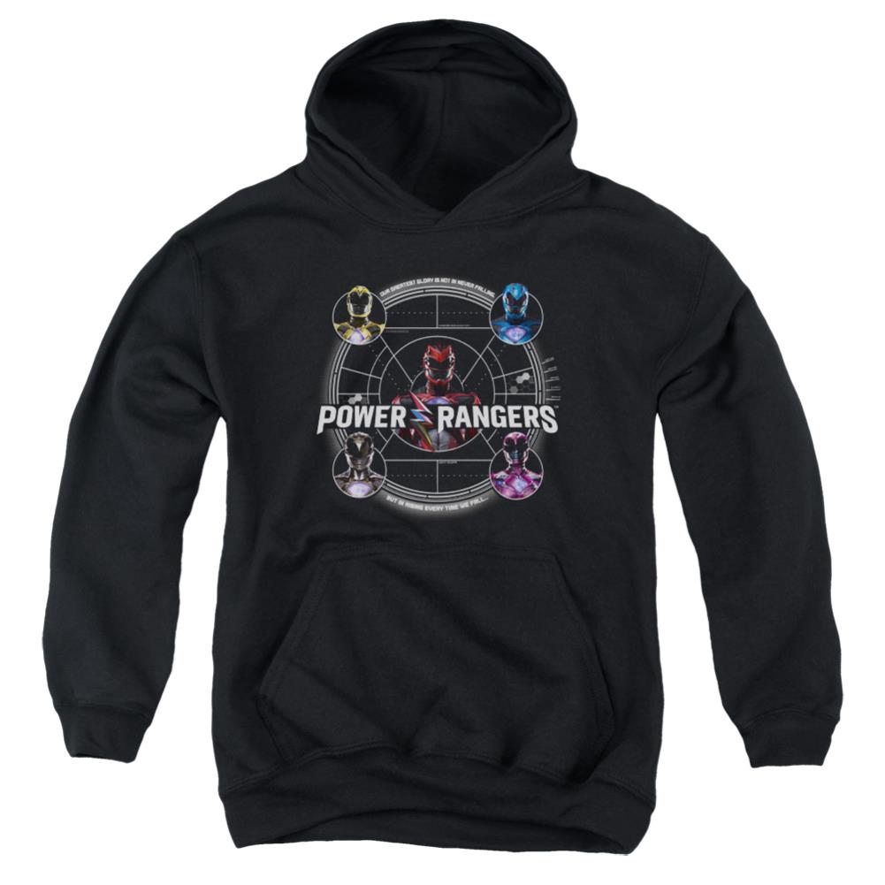 Mighty Morphin Power Rangers Greatest Glory Youth Cotton Poly Pull-Over Hoodie