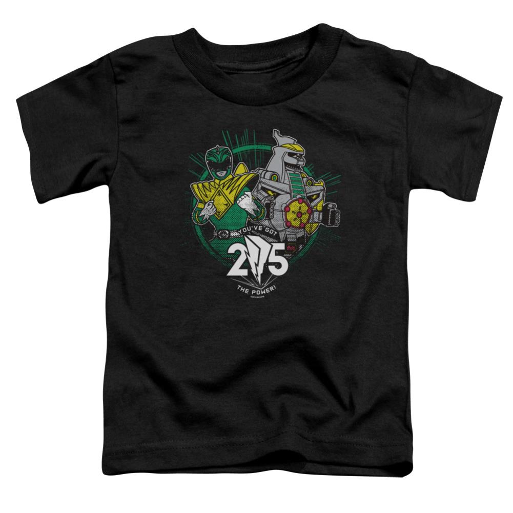 Mighty Morphin Power Rangers Green 25 Toddler 18/1 Cotton Short-Sleeve T-Shirt