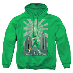 Mighty Morphin Power Rangers Green Ranger Deco Men's Pull-Over 75 25 Poly Hoodie