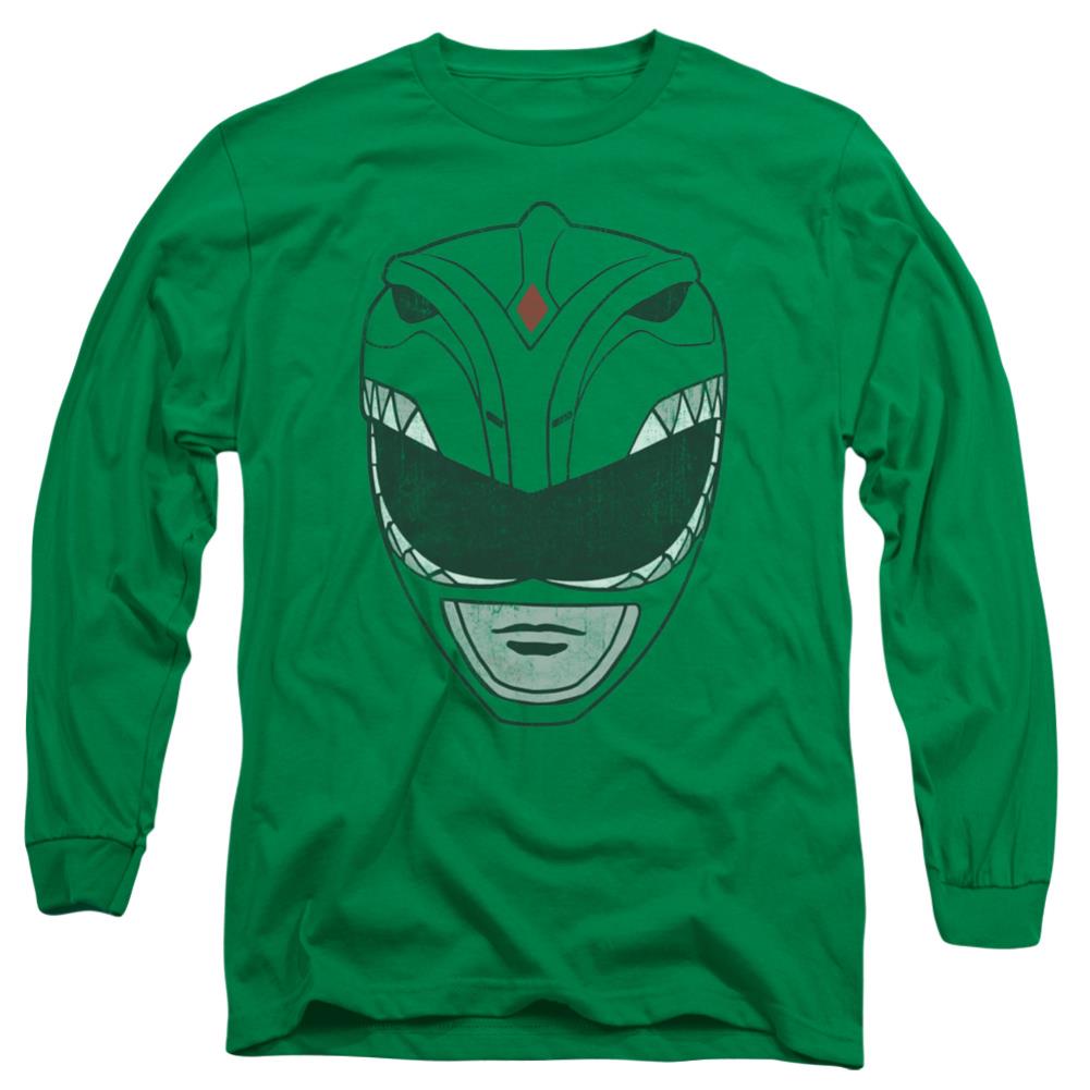 Mighty Morphin Power Rangers Green Ranger Men's 18/1 Cotton Long-Sleeve T-Shirt