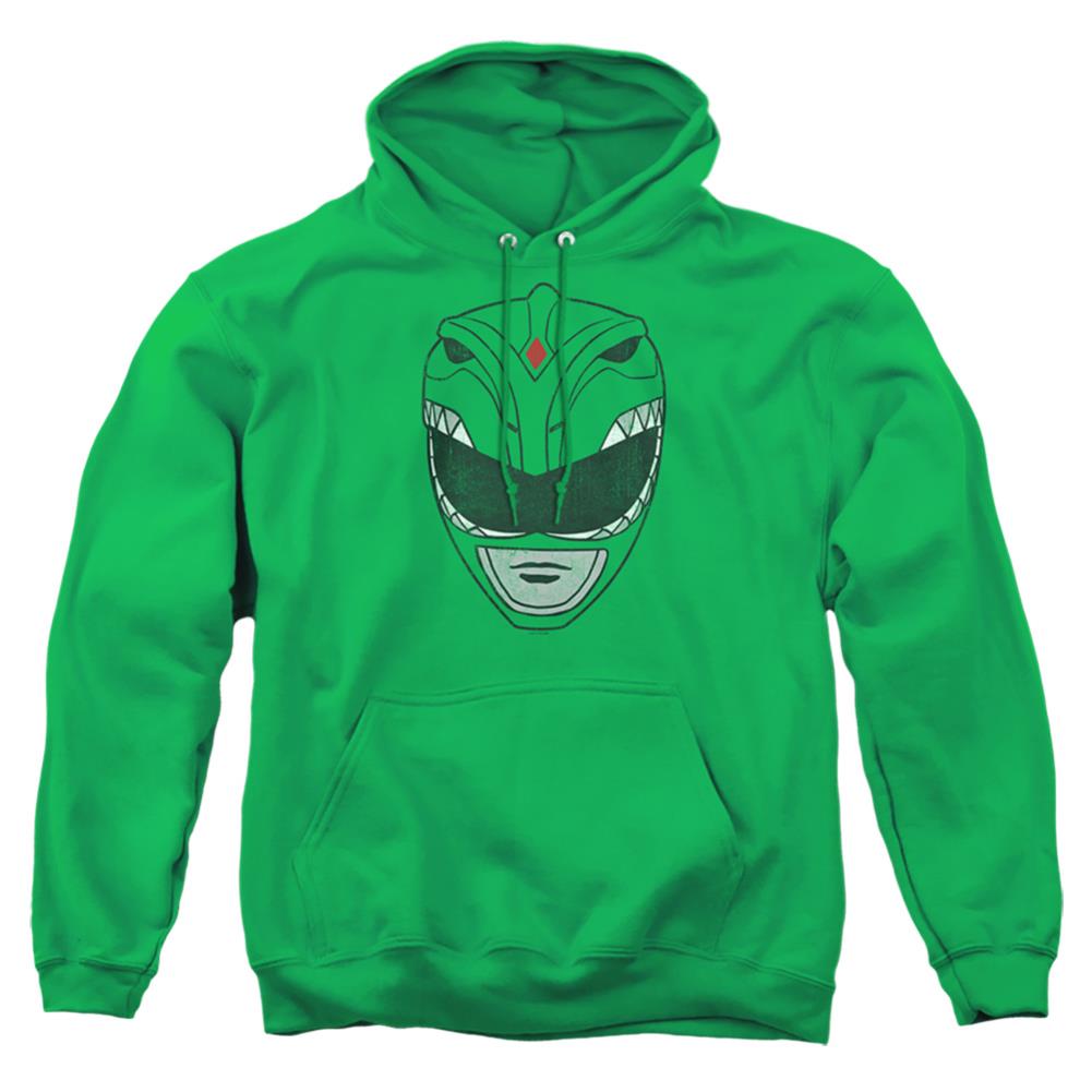 Mighty Morphin Power Rangers Green Ranger Men's Pull-Over 75 25 Poly Hoodie