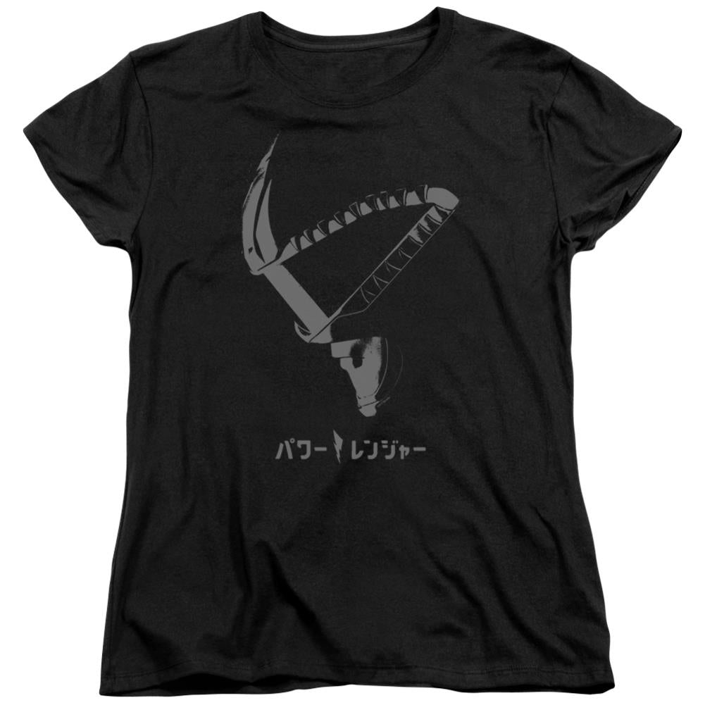 Mighty Morphin Power Rangers Helmet Women's 18/1 Cotton Short-Sleeve T-Shirt