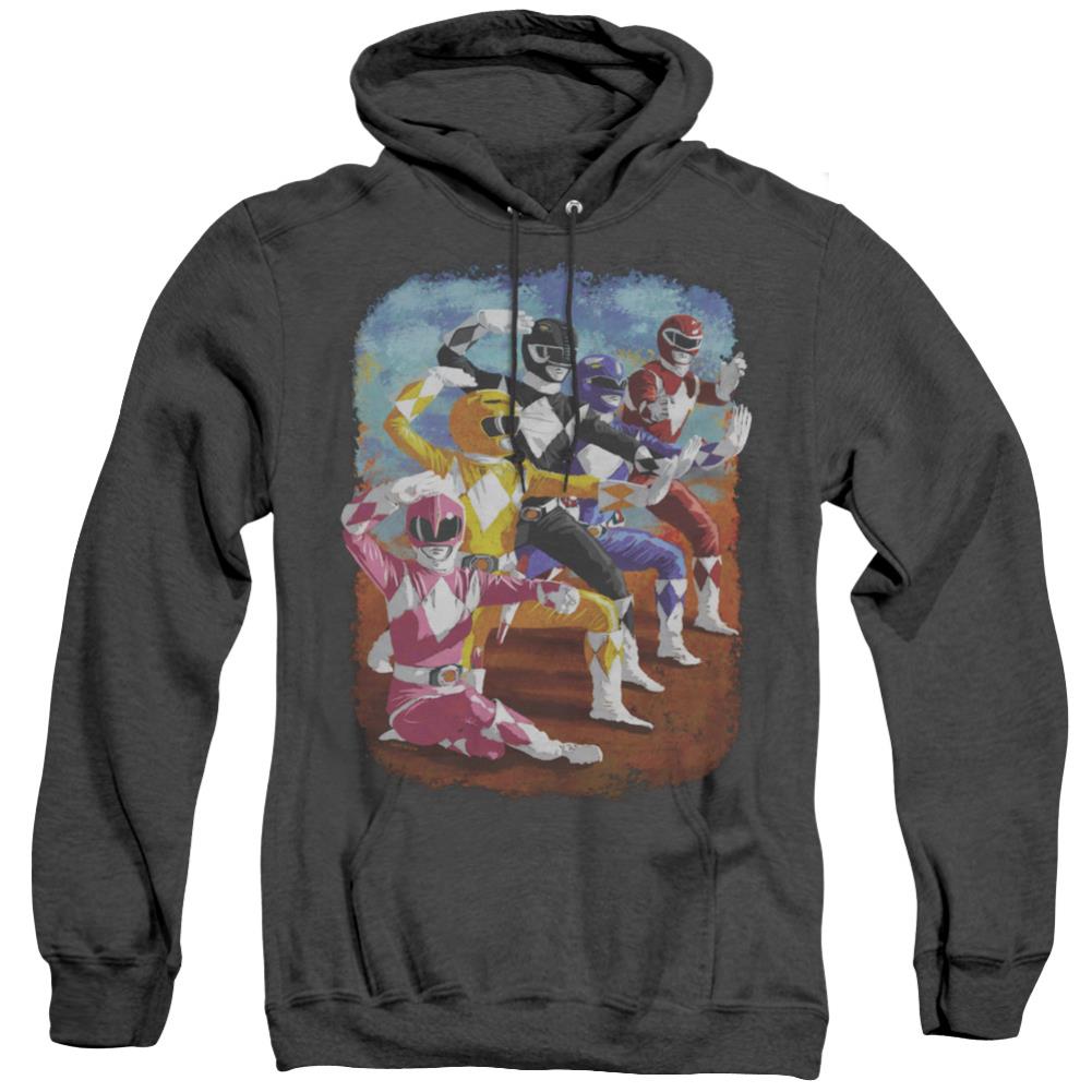 Mighty Morphin Power Rangers Impressionist Rangers Men's Pull-Over Hoodie