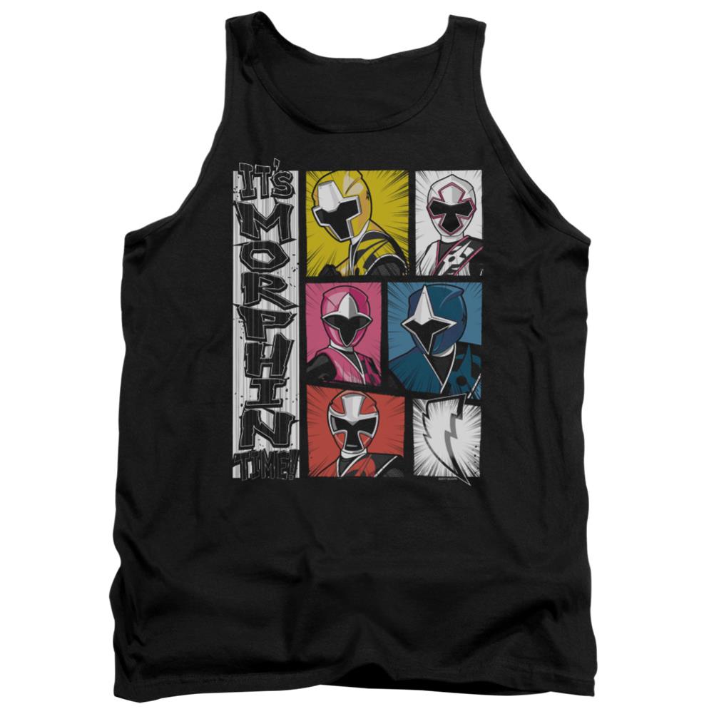 Mighty Morphin Power Rangers It's Morphin Time Men's 18/1 Cotton Tank Top
