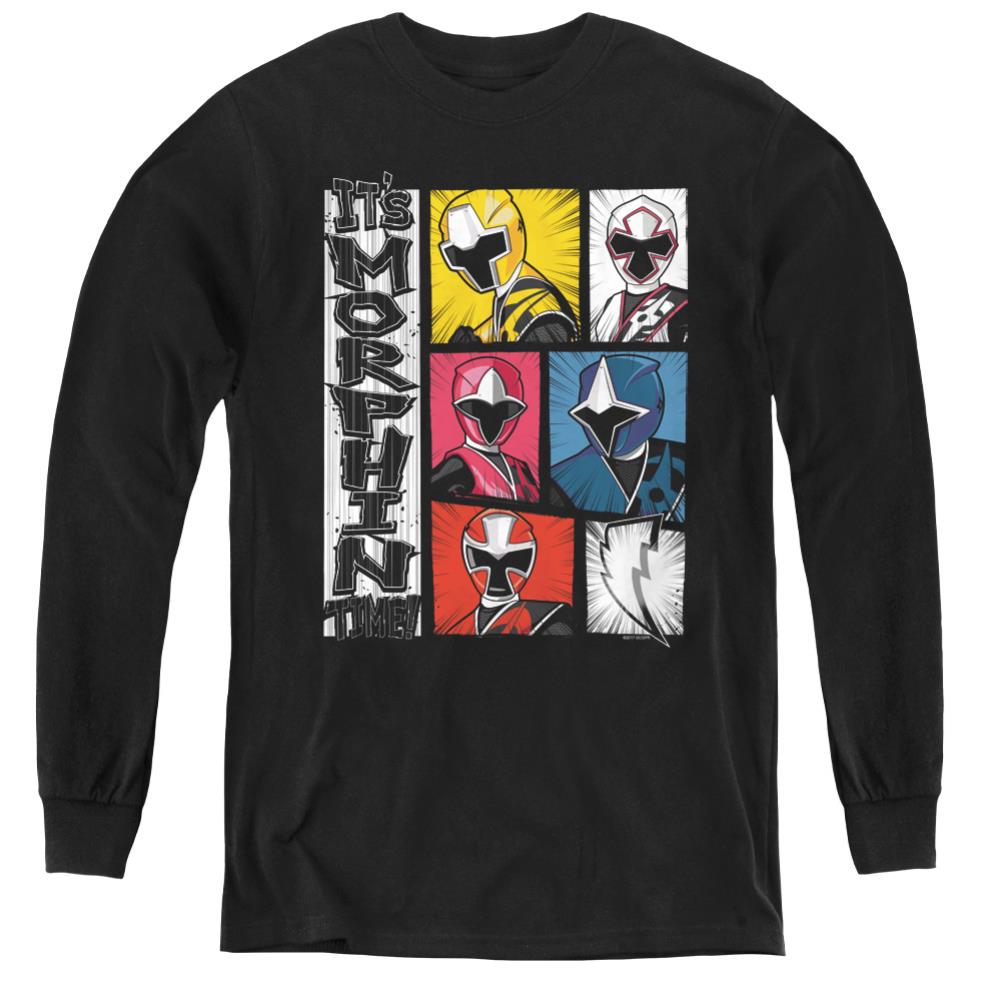 Mighty Morphin Power Rangers It's Morphin Time Youth Long-Sleeve T-Shirt