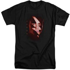 Mighty Morphin Power Rangers Jason Bolt Men's 18/1 Tall Cotton Short-Sleeve T-Shirt
