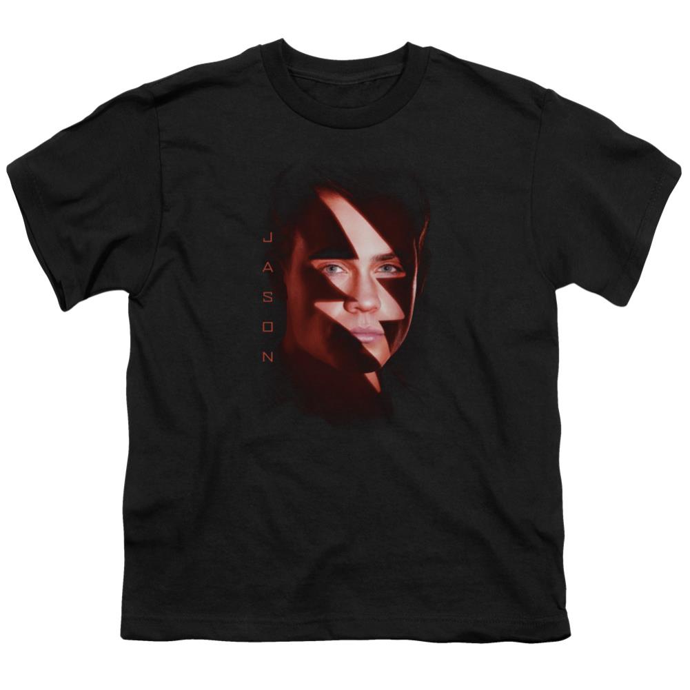 Mighty Morphin Power Rangers Jason Bolt Youth 18/1 100% Cotton Short-Sleeve T-Shirt
