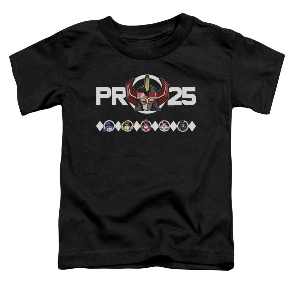Mighty Morphin Power Rangers Megazord 25 Toddler 18/1 Cotton Short-Sleeve T-Shirt