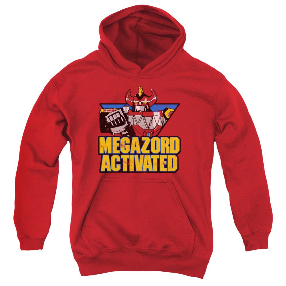 Mighty Morphin Power Rangers Megazord Activated Youth Cotton Poly Pull-Over Hoodie