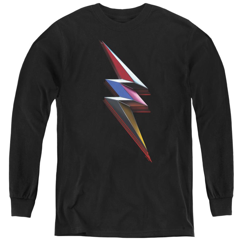 Mighty Morphin Power Rangers Movie Bolt Youth Long-Sleeve T-Shirt
