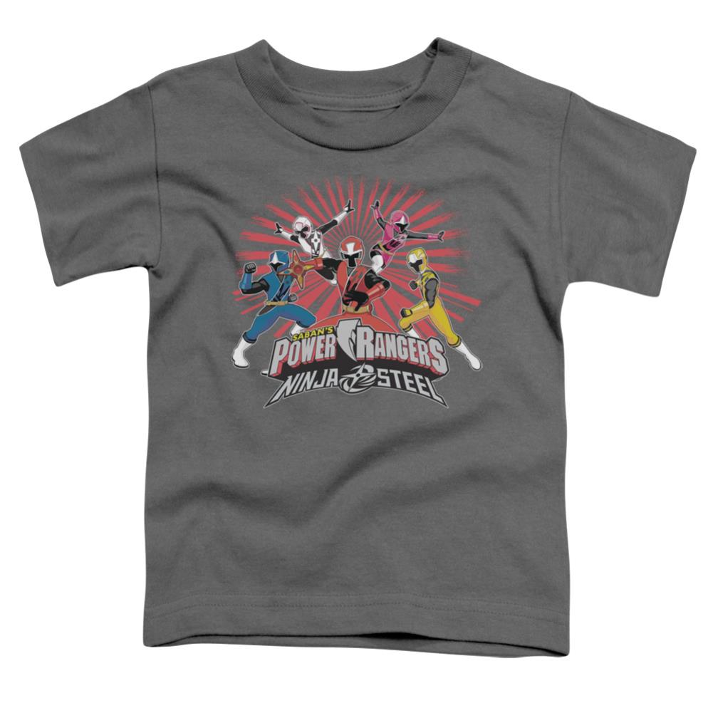 Mighty Morphin Power Rangers Ninja Blast Toddler 18/1 Cotton Short-Sleeve T-Shirt