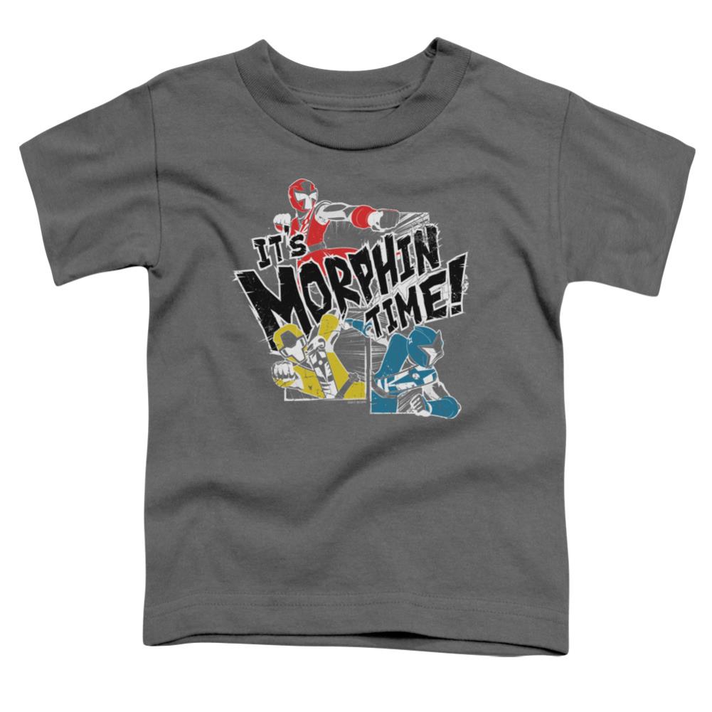 Mighty Morphin Power Rangers PaneLong-Sleeve T-Shirtoddler 18/1 Cotton Short-Sleeve T-Shirt