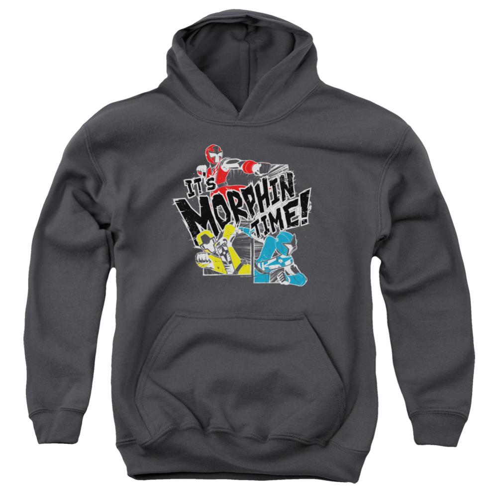 Mighty Morphin Power Rangers Panels Youth Cotton Poly Pull-Over Hoodie