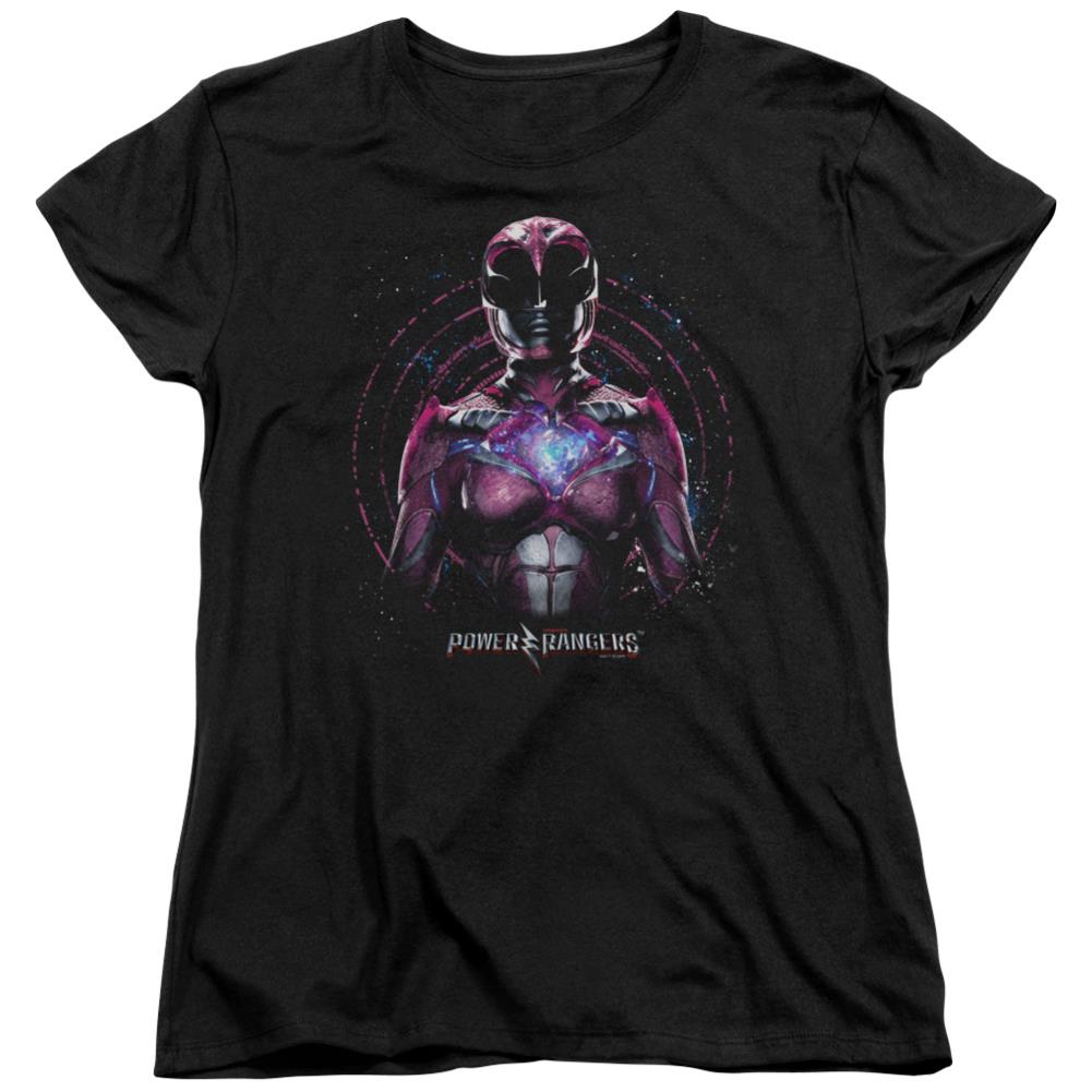 Mighty Morphin Power Rangers Pink Ranger Women's 18/1 Cotton Short-Sleeve T-Shirt