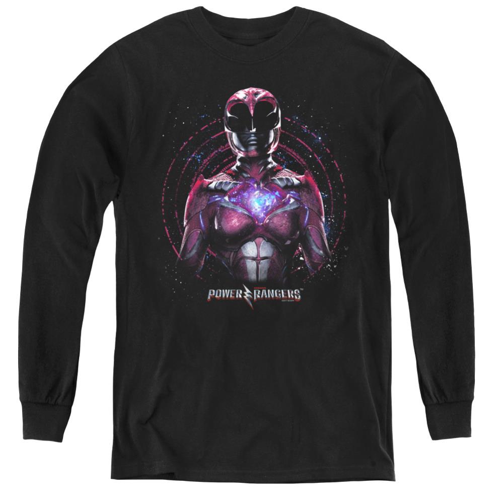 Mighty Morphin Power Rangers Pink Ranger Youth Long-Sleeve T-Shirt