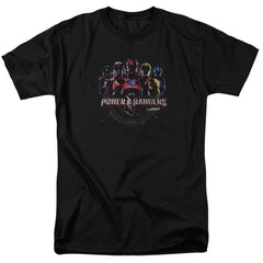 Mighty Morphin Power Rangers Ranger Circuitry Men's 18/1 Cotton Short-Sleeve T-Shirt
