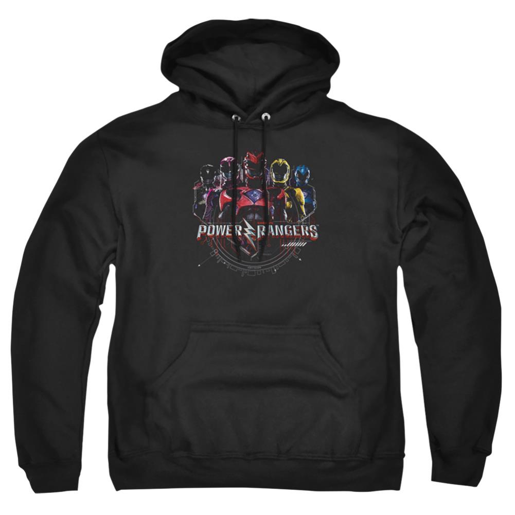 Mighty Morphin Power Rangers Ranger Circuitry Men's Pull-Over 75 25 Poly Hoodie