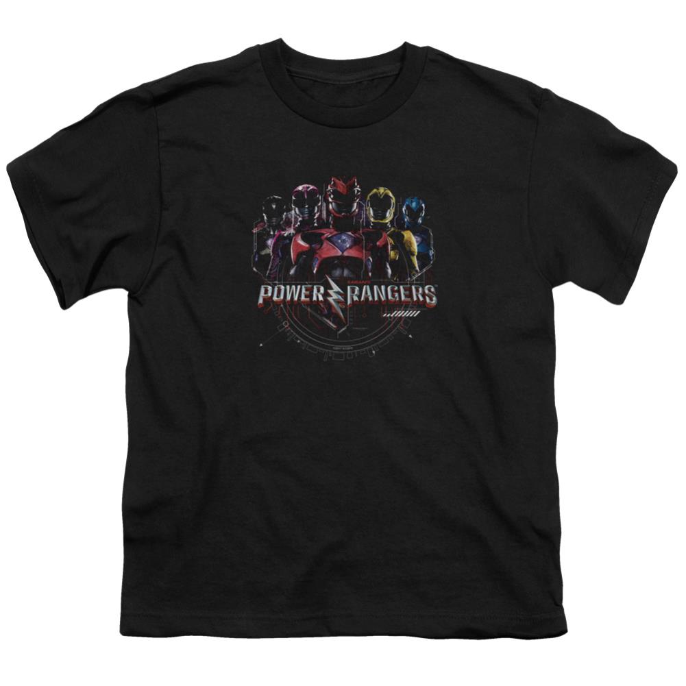 Mighty Morphin Power Rangers Ranger Circuitry Youth 18/1 100% Cotton Short-Sleeve T-Shirt