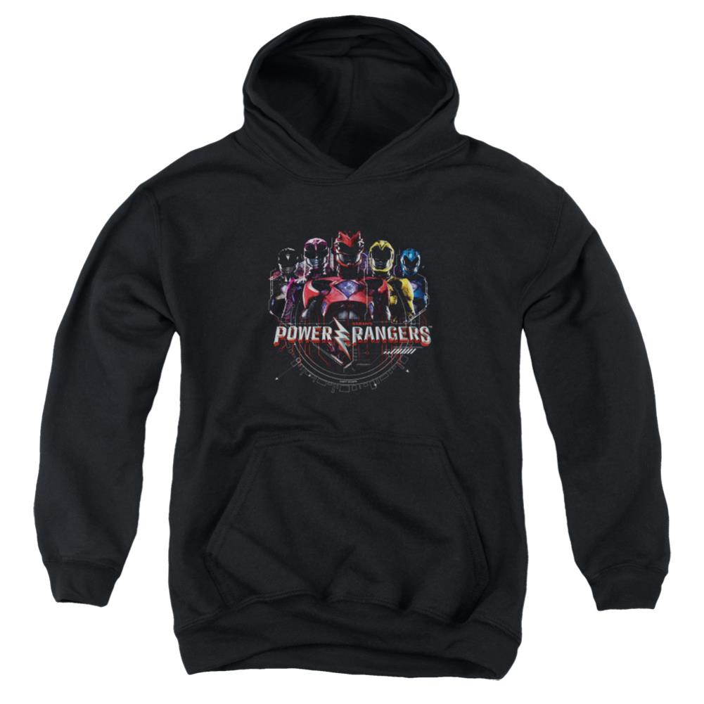 Mighty Morphin Power Rangers Ranger Circuitry Youth Cotton Poly Pull-Over Hoodie