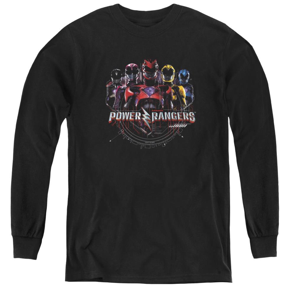 Mighty Morphin Power Rangers Ranger Circuitry Youth Long-Sleeve T-Shirt