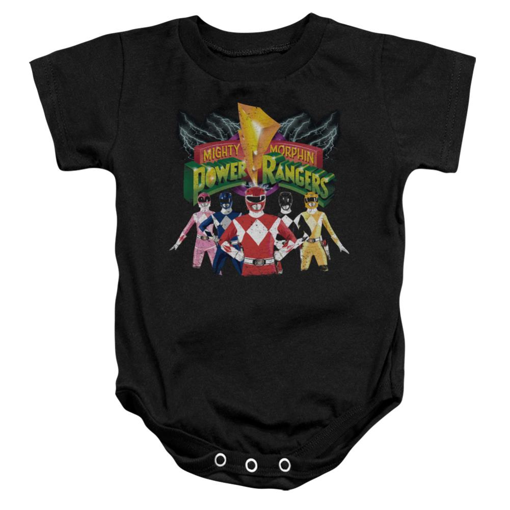 Mighty Morphin Power Rangers Rangers Unite Infant's Cotton SS Snapsuit