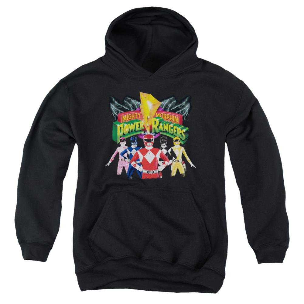 Mighty Morphin Power Rangers Rangers Unite Youth Cotton Poly Pull-Over Hoodie