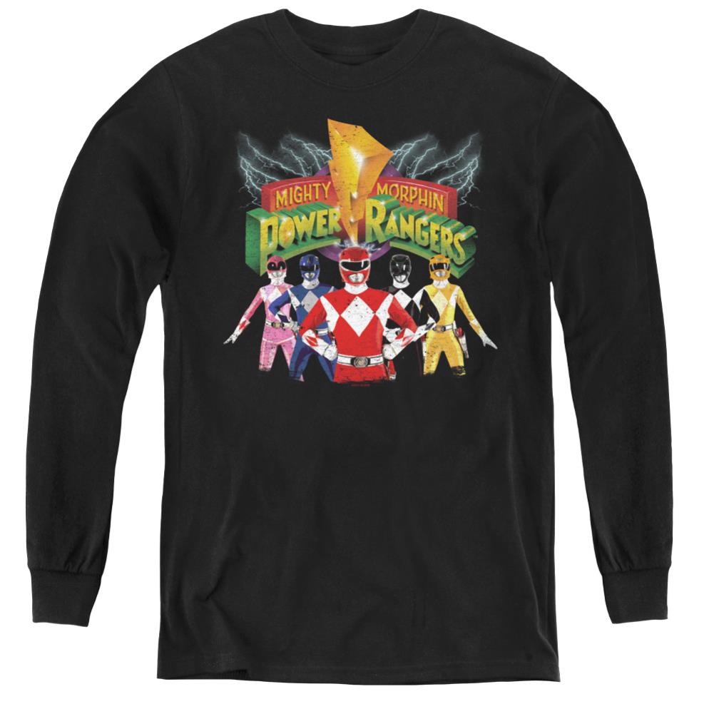 Mighty Morphin Power Rangers Rangers Unite Youth Long-Sleeve T-Shirt