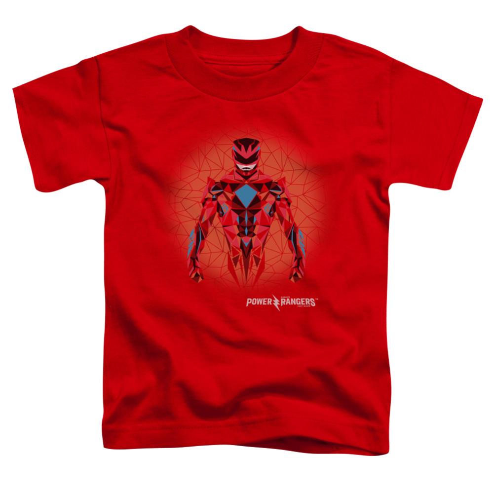 Mighty Morphin Power Rangers Red Power Ranger Graphic Toddler 18/1 Cotton Short-Sleeve T-Shirt