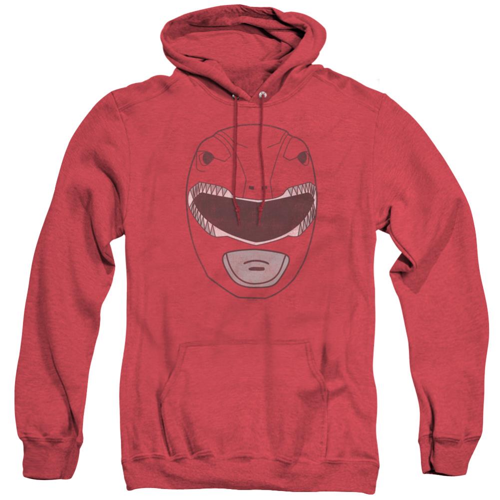 Mighty Morphin Power Rangers Red Ranger Mask Men's Pull-Over Hoodie
