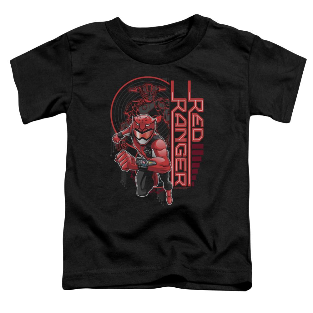 Mighty Morphin Power Rangers Red Ranger Toddler 18/1 Cotton Short-Sleeve T-Shirt