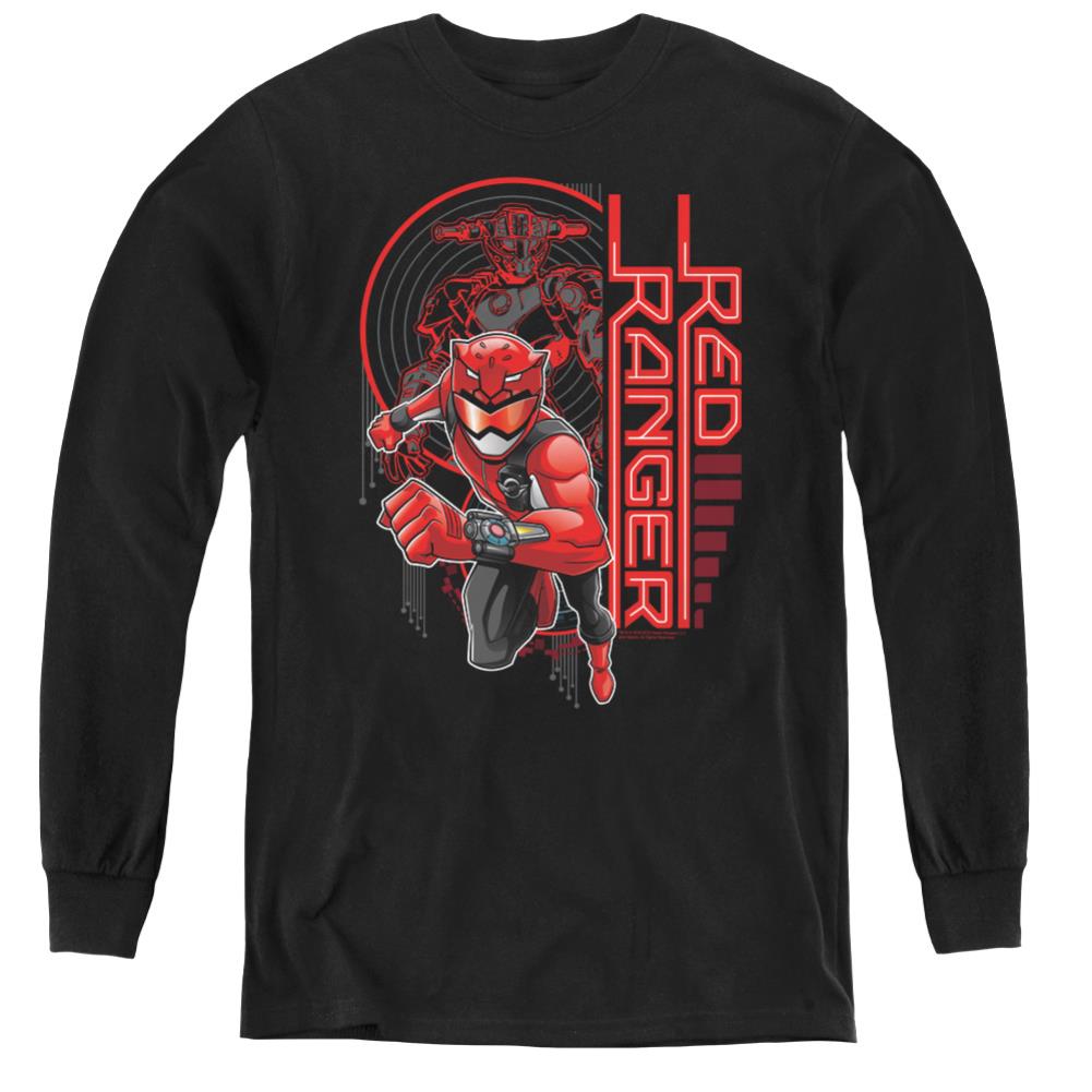 Mighty Morphin Power Rangers Red Ranger Youth Long-Sleeve T-Shirt