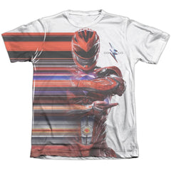 Mighty Morphin Power Rangers Red Streak Men's Regular Fit Poly Cotton Short-Sleeve T-Shirt
