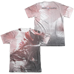 Mighty Morphin Power Rangers Red Zord Poster (Front/Back Print) Men's Regular Fit Poly Cotton Short-Sleeve T-Shirt