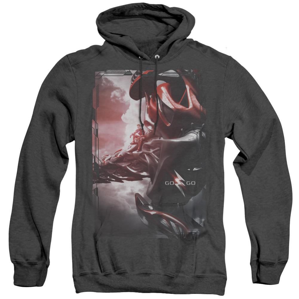 Mighty Morphin Power Rangers Red Zord Poster Men's Pull-Over Hoodie