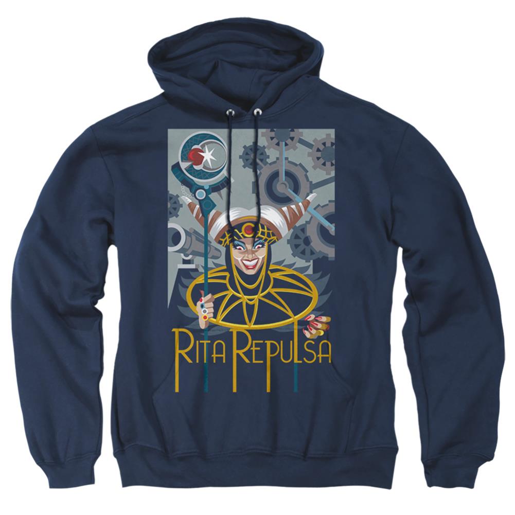 Mighty Morphin Power Rangers Rita Deco Men's Pull-Over 75 25 Poly Hoodie