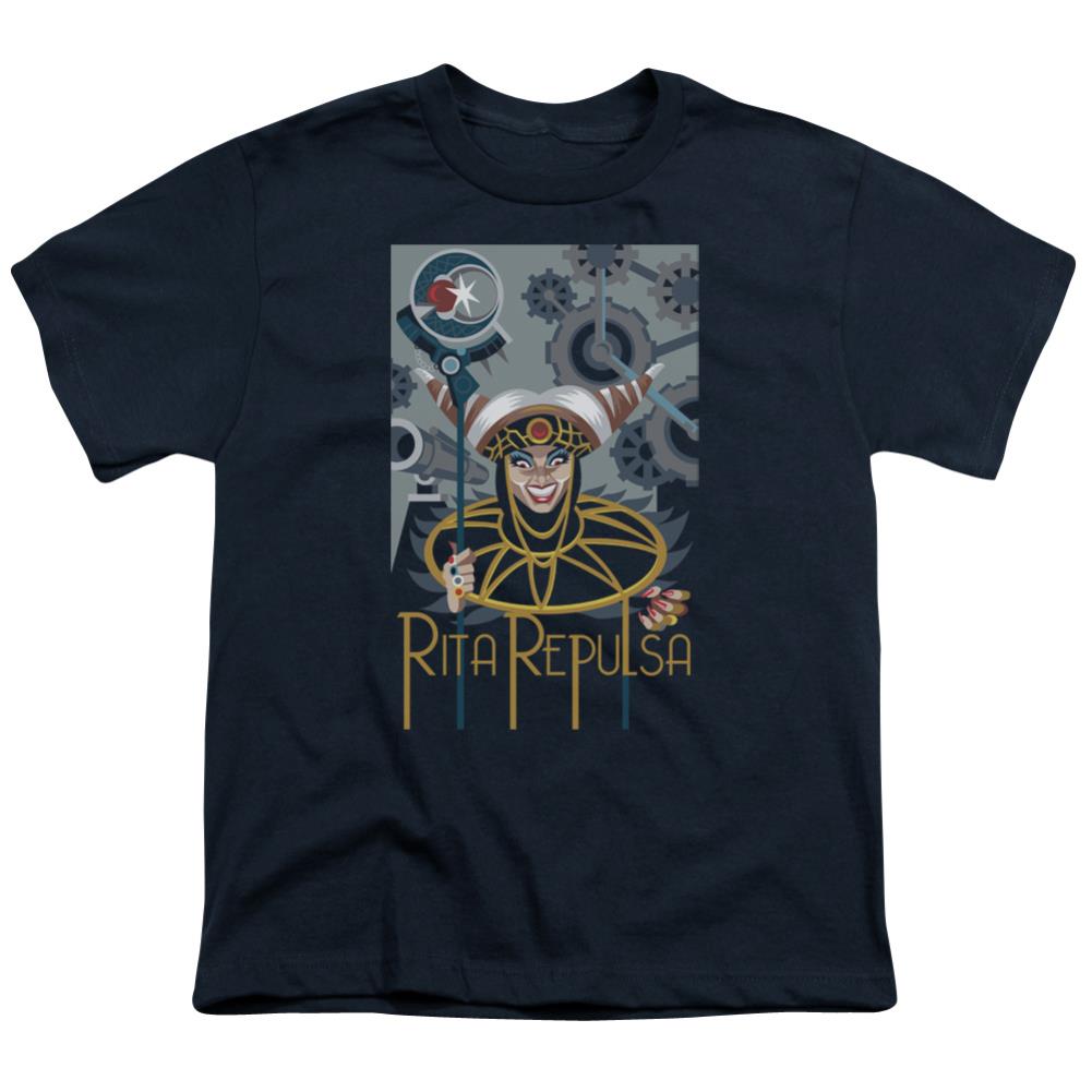 Mighty Morphin Power Rangers Rita Deco Youth 18/1 100% Cotton Short-Sleeve T-Shirt
