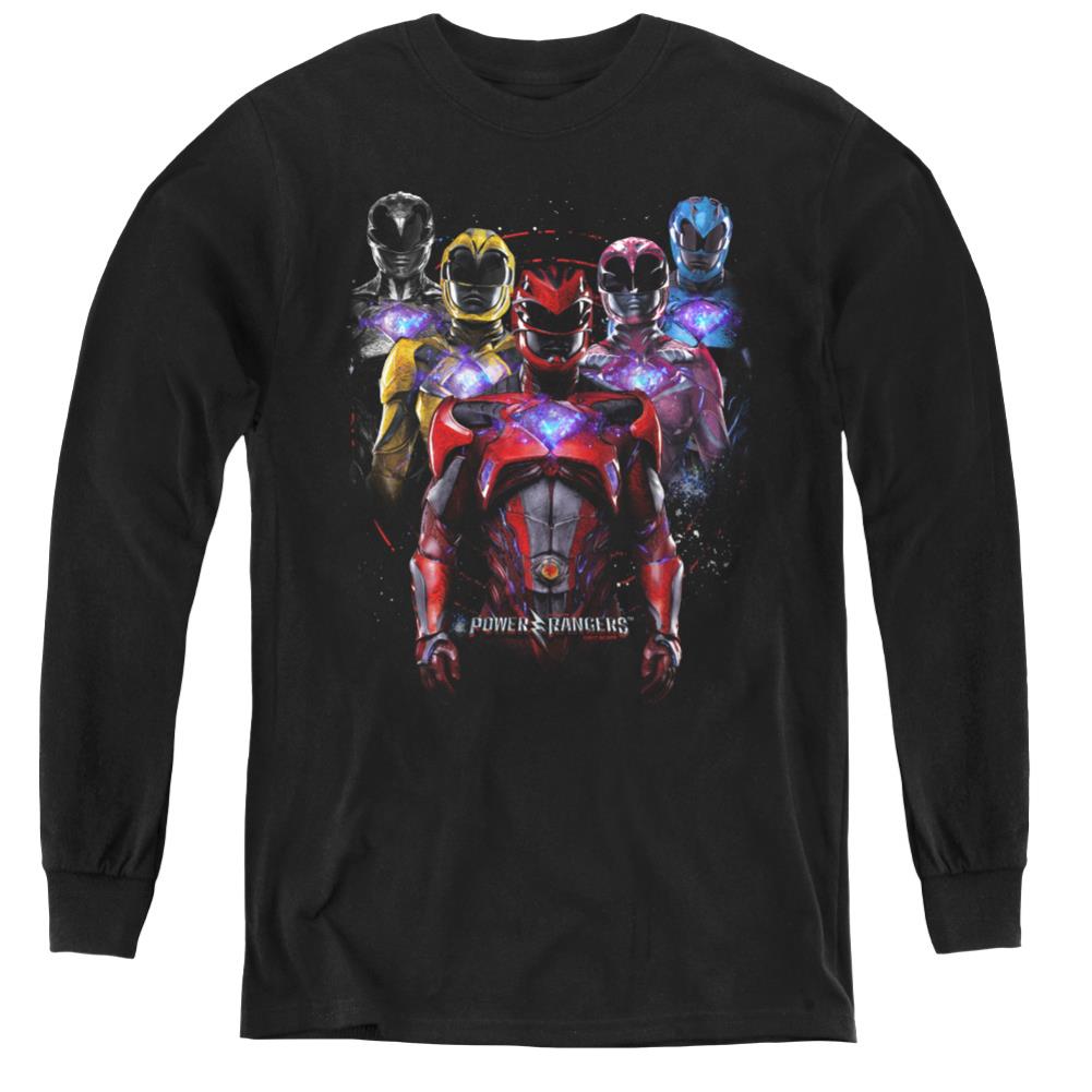 Mighty Morphin Power Rangers Team Of Rangers Youth Long-Sleeve T-Shirt