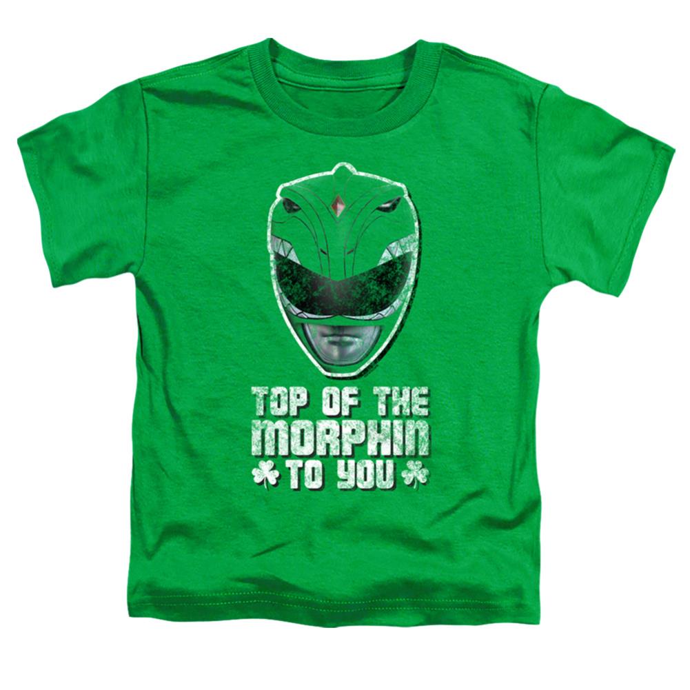 Mighty Morphin Power Rangers Top Of The Morphin To You Toddler 18/1 Cotton Short-Sleeve T-Shirt