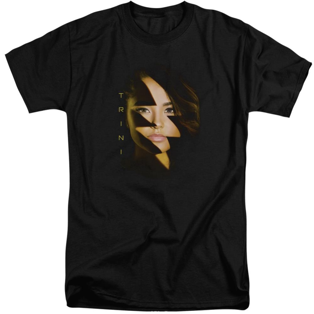 Mighty Morphin Power Rangers Trini Bolt Men's 18/1 Tall Cotton Short-Sleeve T-Shirt