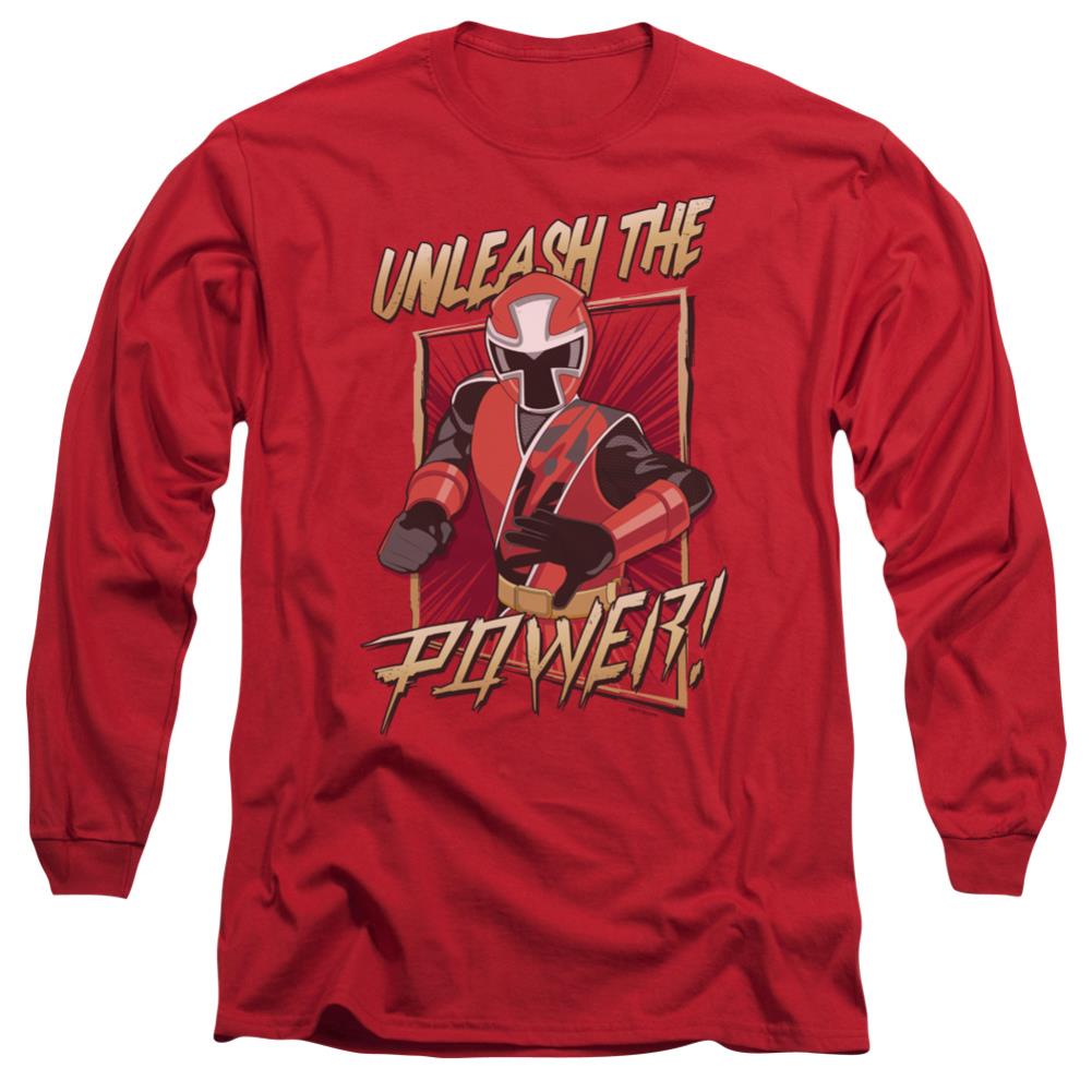 Mighty Morphin Power Rangers Unleash Men's 18/1 Cotton Long-Sleeve T-Shirt