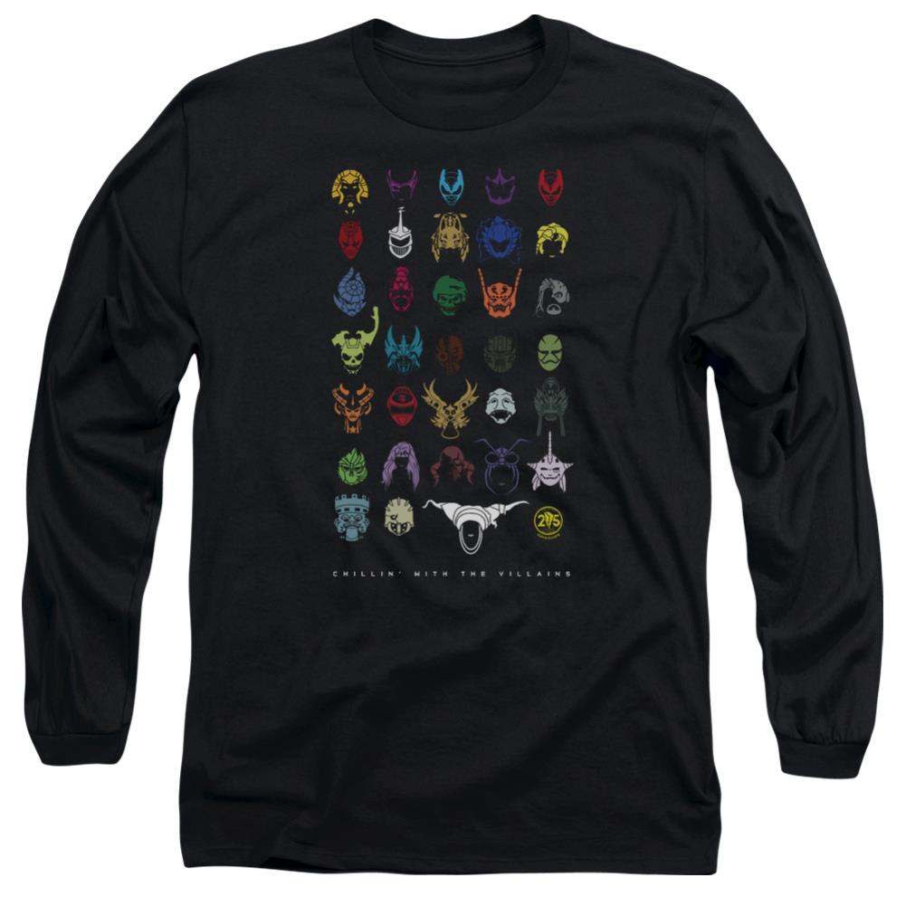 Mighty Morphin Power Rangers Villians Men's 18/1 Cotton Long-Sleeve T-Shirt