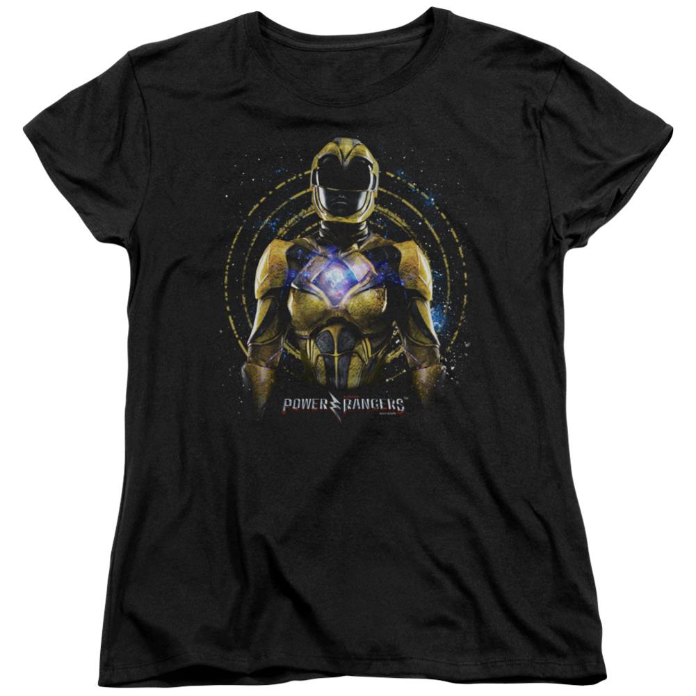 Mighty Morphin Power Rangers Yellow Ranger Women's 18/1 Cotton Short-Sleeve T-Shirt