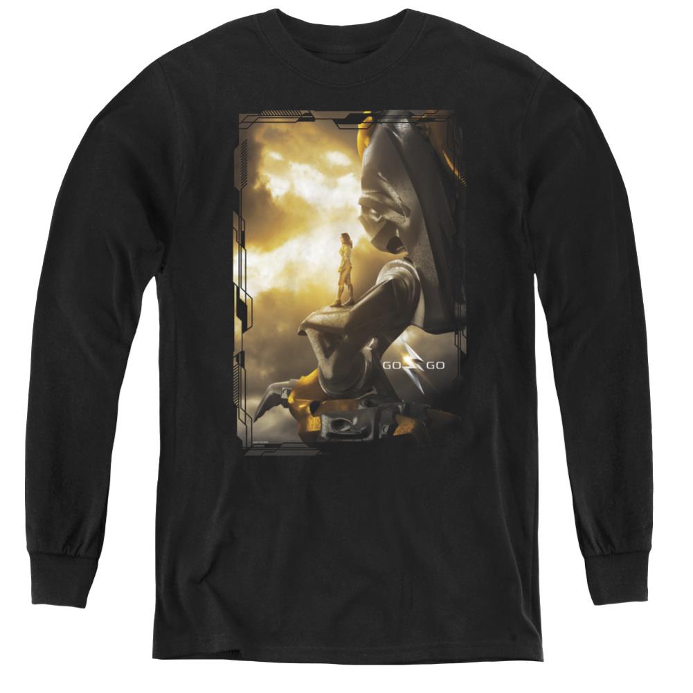 Mighty Morphin Power Rangers Yellow Zord Poster Youth Long-Sleeve T-Shirt