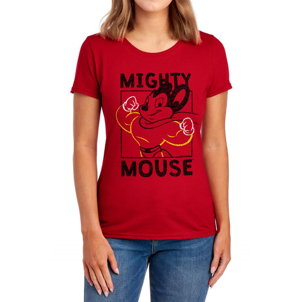 Mighty Mouse Break The Box Women's 18/1 Cotton Short-Sleeve T-Shirt